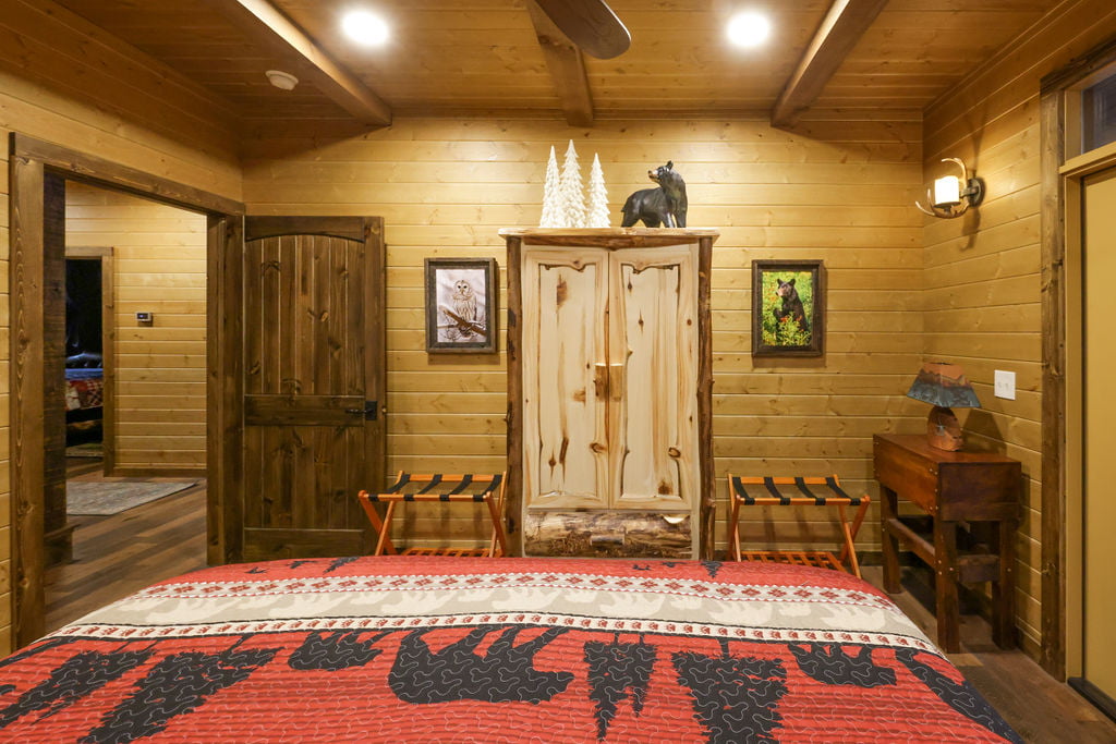 Bourbon Bear Cabin Bedroom Three