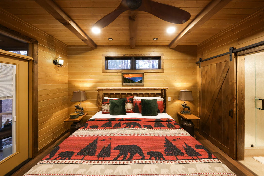 Bourbon Bear Cabin Bedroom One